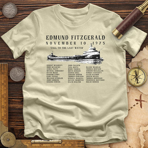 Edmund Fitzgerald T-Shirt Natural / S