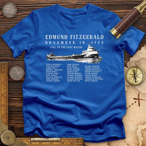Edmund Fitzgerald T-Shirt Royal / S