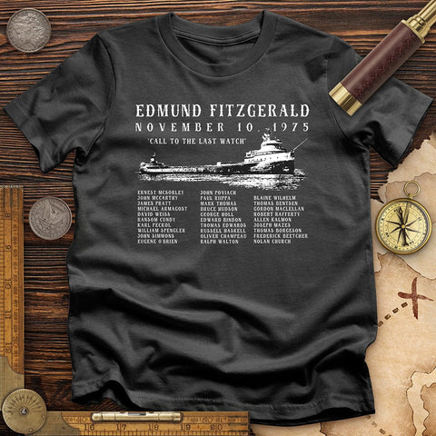 Edmund Fitzgerald T-Shirt Charcoal / S
