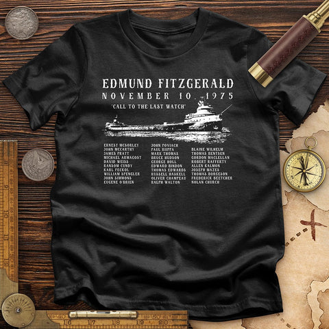 Edmund Fitzgerald T-Shirt Black / S