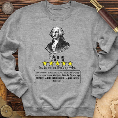 Eggnog George Washington Crewneck | HistoreeTees