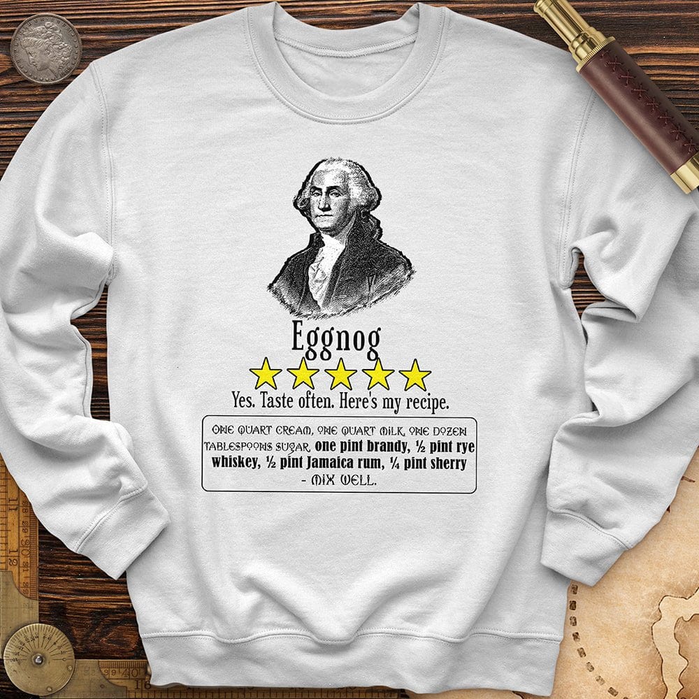 Eggnog George Washington Crewneck | HistoreeTees
