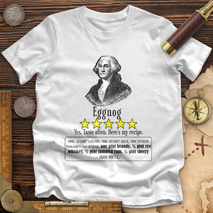 Eggnog George Washington Premium Quality Tee | HistoreeTees