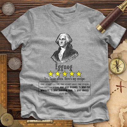 Eggnog George Washington Premium Quality Tee | HistoreeTees