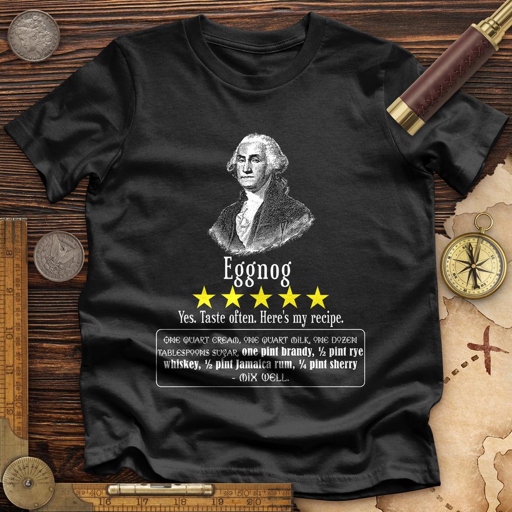 Eggnog George Washington Premium Quality Tee | HistoreeTees