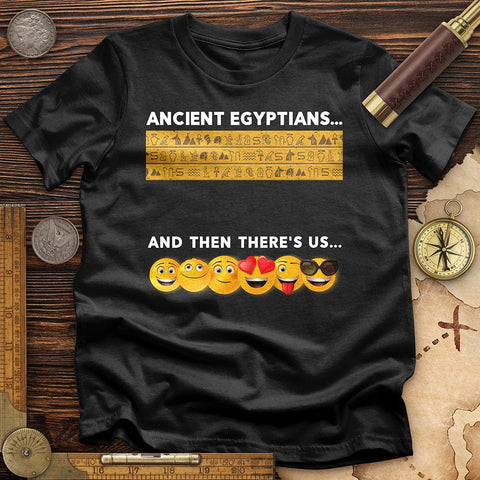 Egyptian Emoticons T-Shirt Black / S