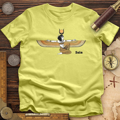 Egyptian God Isis T-Shirt Cornsilk / S