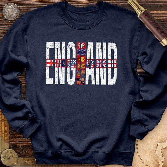 English Flags 1 Crewneck