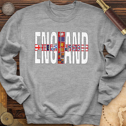 English Flags 1 Crewneck