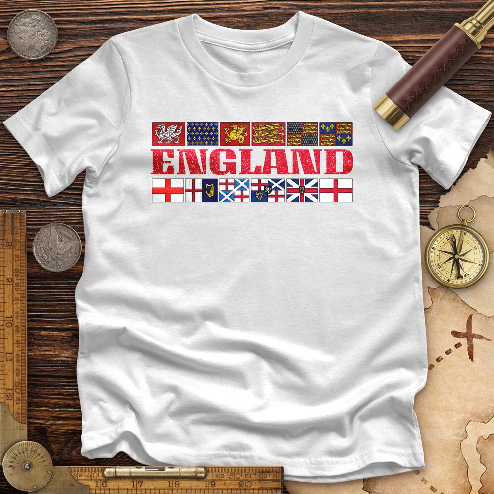 English Flags 2 Premium Tee