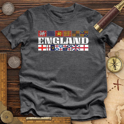 English Flags 2 Premium Tee