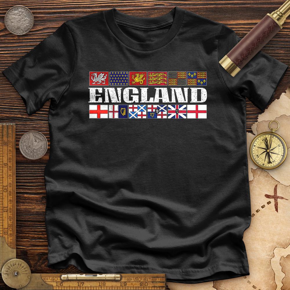 English Flags 2 Premium Tee