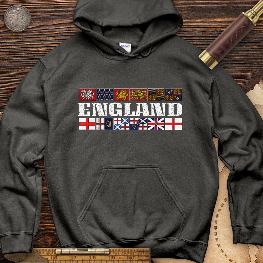 English Flags 2 Hoodie