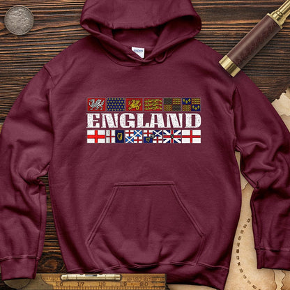 English Flags 2 Hoodie