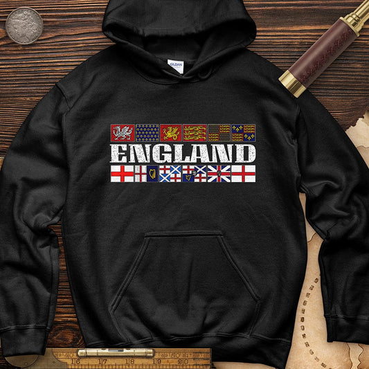 English Flags 2 Hoodie