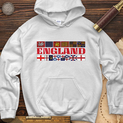 English Flags 2 Hoodie