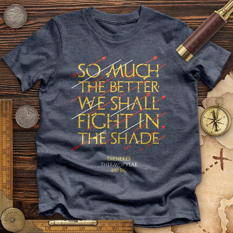 Fight In The Shade High Quality Tee Heather Navy / S