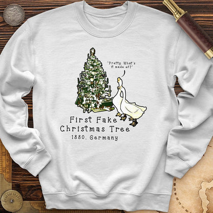 First Fake Christmas Tree Crewneck | HistoreeTees