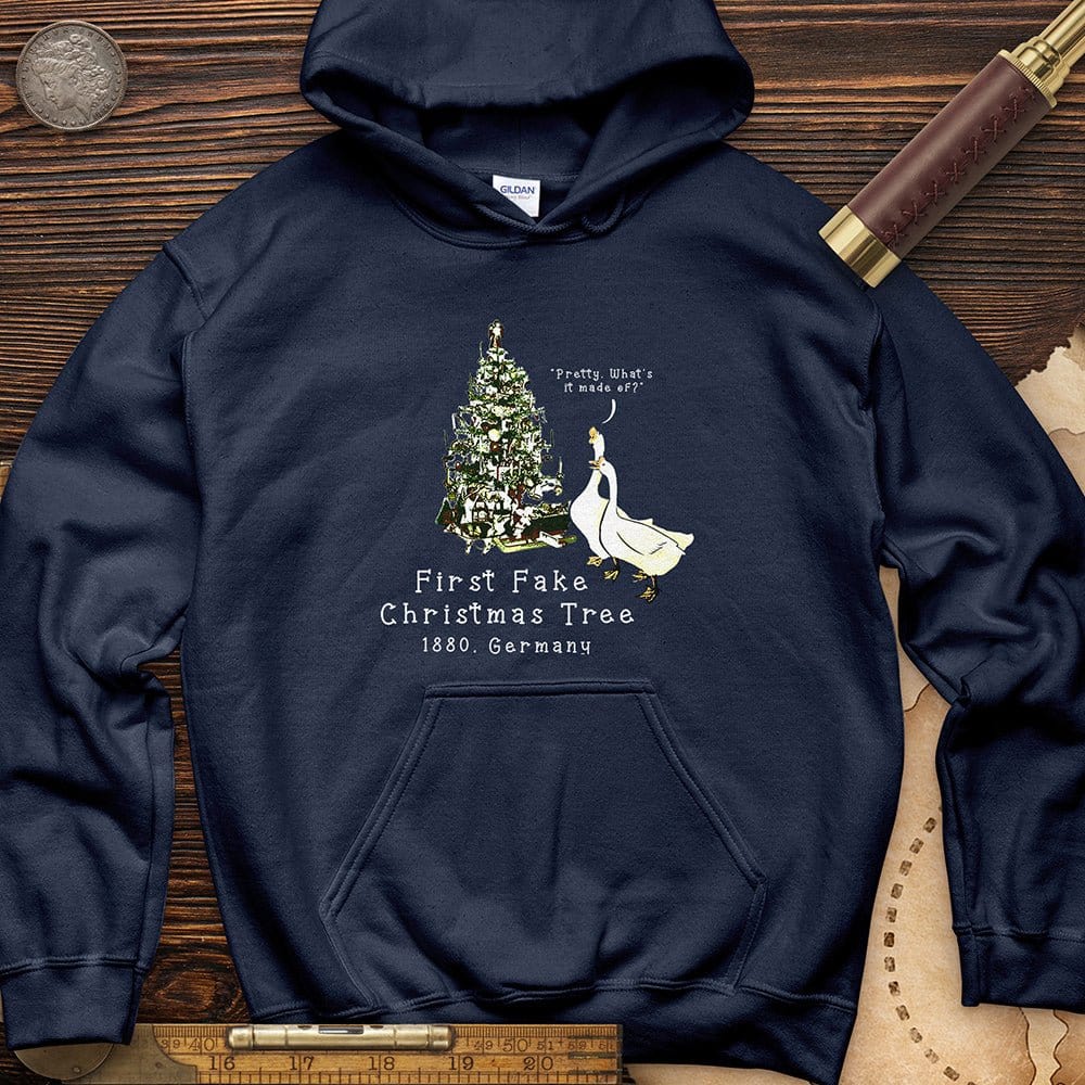 First Fake Christmas Tree Hoodie | HistoreeTees