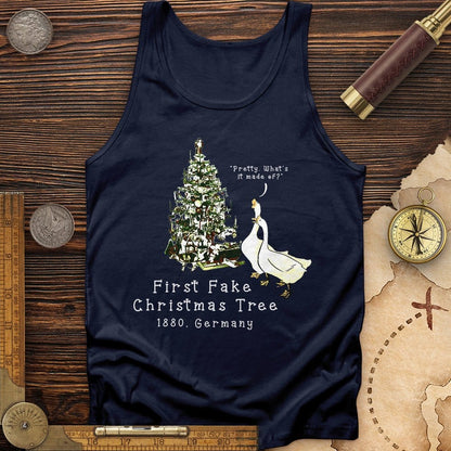 First Fake Christmas Tree Tank | HistoreeTees