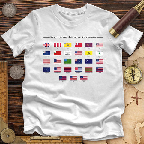 Flags Of The Revolution Premium Quality Tee