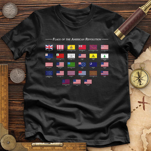 Flags Of The Revolution Premium Quality Tee