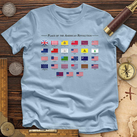 Flags Of The Revolution Premium Quality Tee
