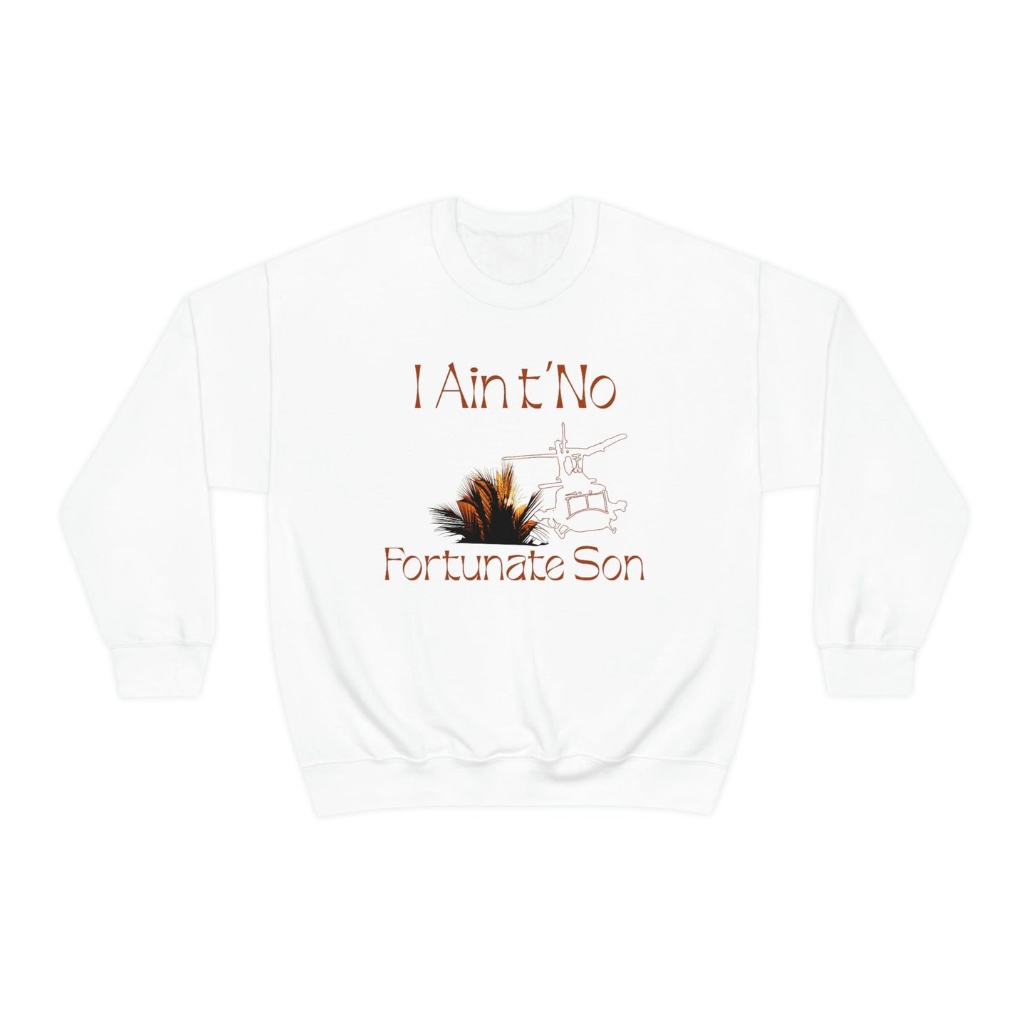 Fortunate Son Crewneck S / White