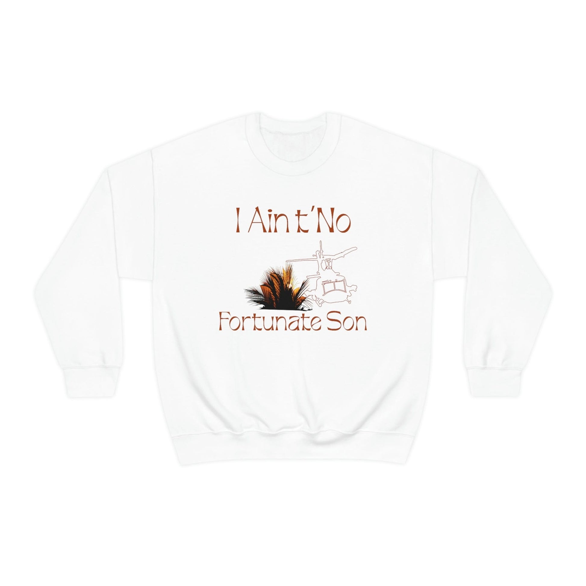 Fortunate Son Crewneck S / White