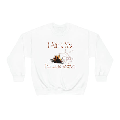 Fortunate Son Crewneck S / White