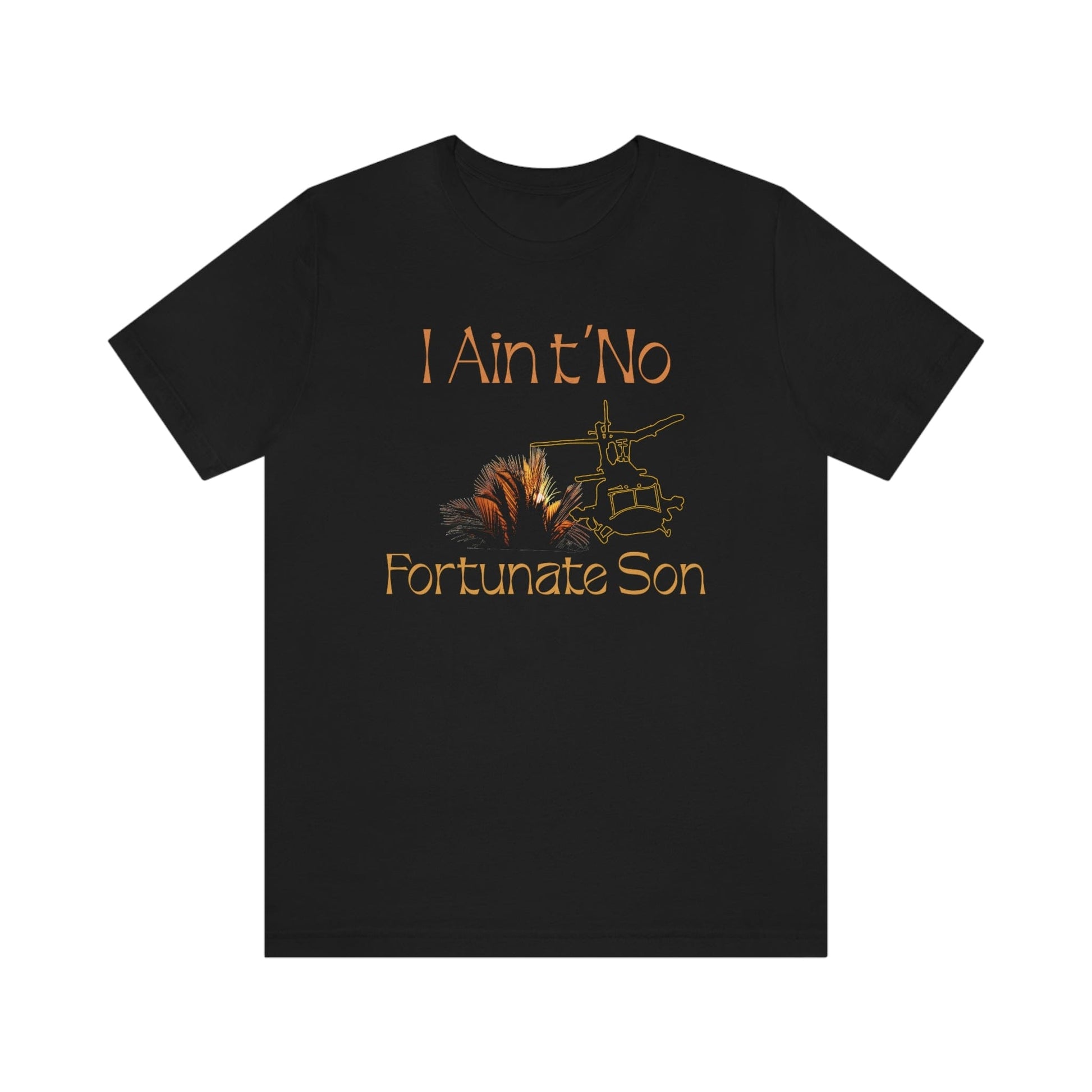 Fortunate Son High Quality Tee Black / S