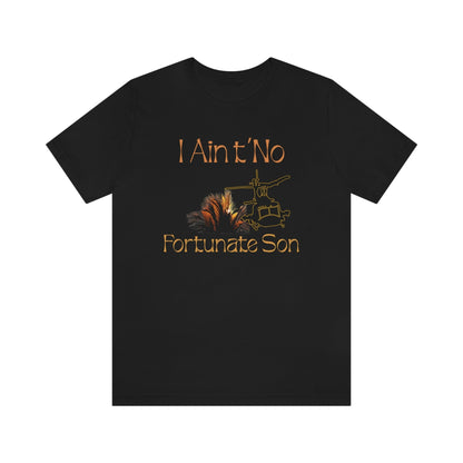 Fortunate Son High Quality Tee Black / S