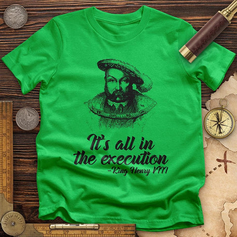 Henry Vlll Execution T-Shirt Irish Green / S