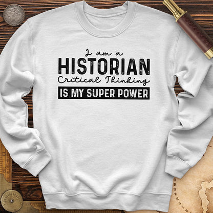 Historian Critical Thinking Crewneck