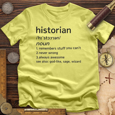 Historian Defined T-Shirt | HistoreeTees