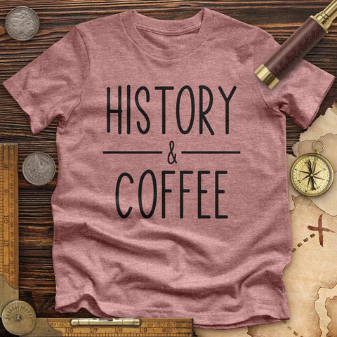 History & Coffee Premium Quality Tee