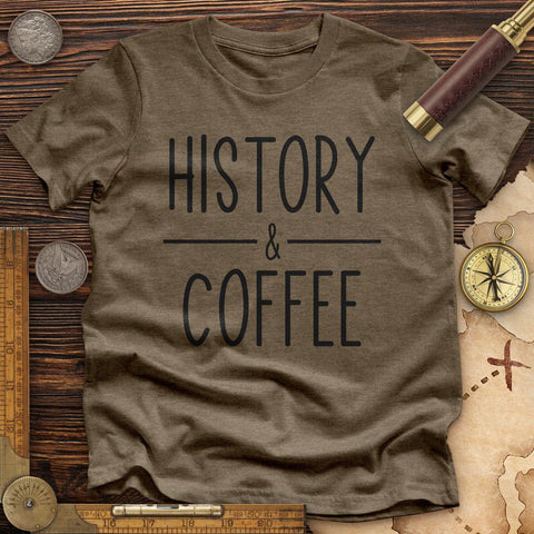 History & Coffee Premium Quality Tee