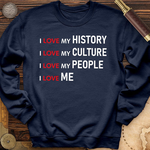 History Culture People Crewneck Navy / S