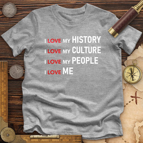 History Culture People High Quality Tee Athletic Heather / S