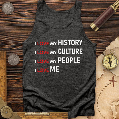 History Culture People Tank Charcoal Black TriBlend / XS
