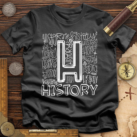 History T-Shirt Charcoal / S