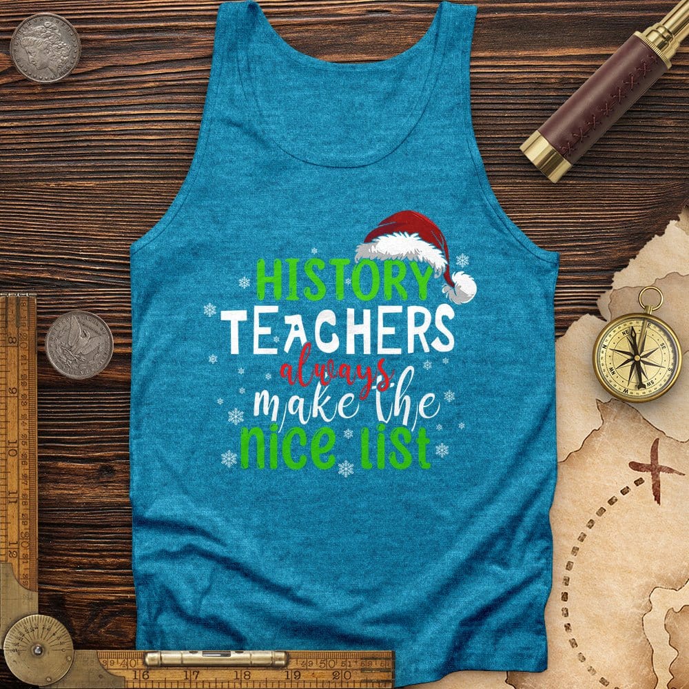History Teachers Are On Nice List Tank | HistoreeTees
