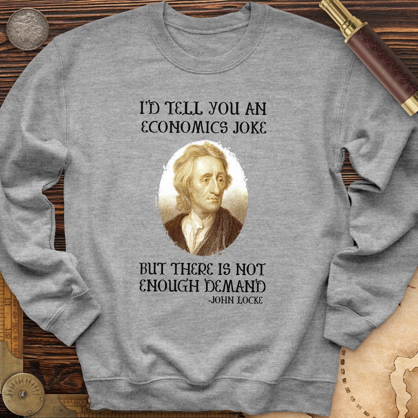Economics Joke Crewneck