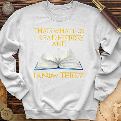 I Read History Crewneck