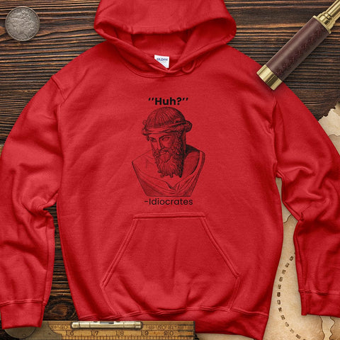 Idiocrates Hoodie Red / S