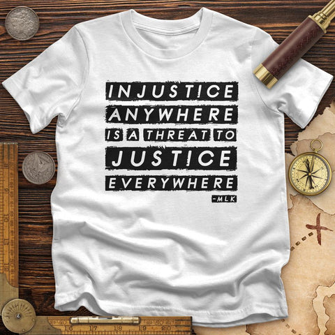 Injustice Anywhere T-Shirt White / S