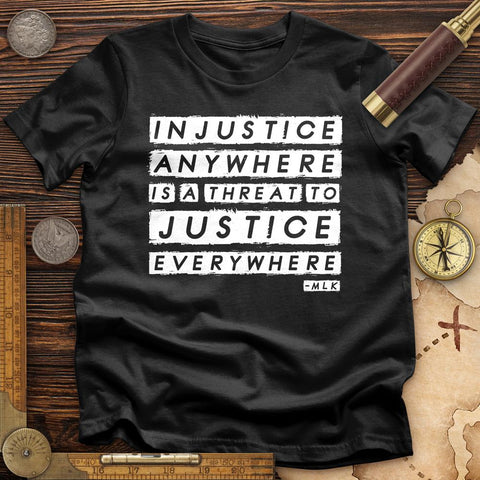 Injustice Anywhere T-Shirt Black / S