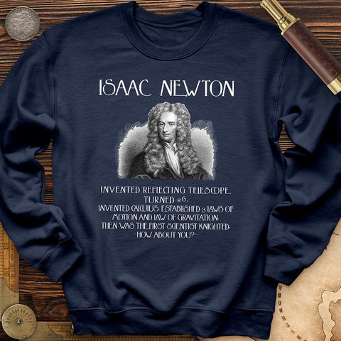 Isaac Newton Crewneck Navy / S