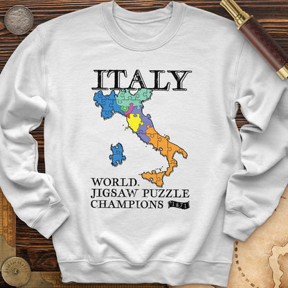 Italy Jigsaw Puzzle Crewneck