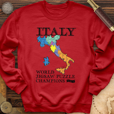 Italy Jigsaw Puzzle Crewneck